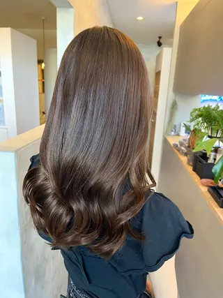 ロング カラー Salon de  COCO所属・Yuka /ツヤカラー✨のヘアスタイル