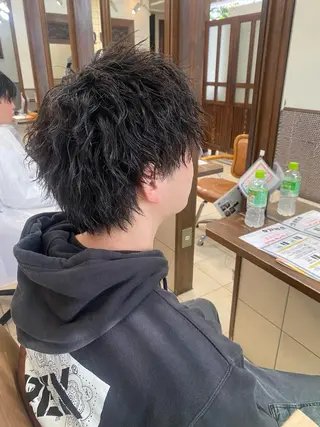 パーマ メンズ 中村 かずはのヘアスタイル