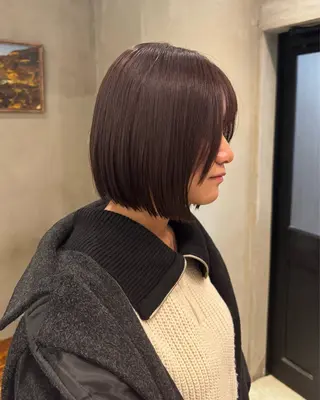 ショート ボブ/レイヤー/新宿 /透明感/KOKIのヘアスタイル