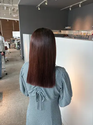 ロング S.COEUR×Cu 枚方T-SITE店所属・枚方/ブリーチモデル /パーマモデル募集のヘアスタイル