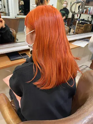 ロング カラー ✨カラー支持No.1 🧸ワキ カナコ🧸のヘアスタイル