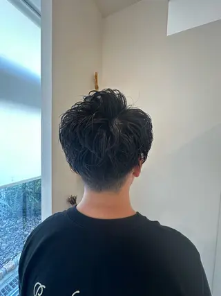 ショート パーマ メンズ Gen【金山美容師】 Ange hairのヘアスタイル