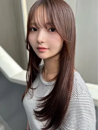 ロング 髪質改善✨艶髪✨ レイヤーカット 田畑のヘアスタイル