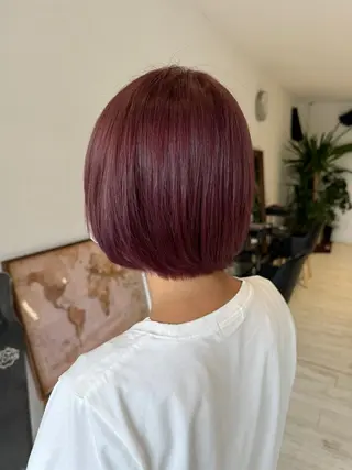 ショート カラー 村田 奈月のヘアスタイル