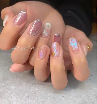 ネイル ﾈｲﾙﾙｰﾑﾘｯｶ 𝐦𝐚𝐲𝐮のネイルデザイン