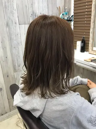 ミディアム 石井 彰浩のヘアスタイル