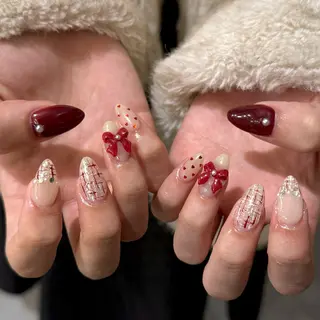 ネイル 𝙃𝙖𝙧𝙪⋆ ˚꩜｡個性派のネイルデザイン