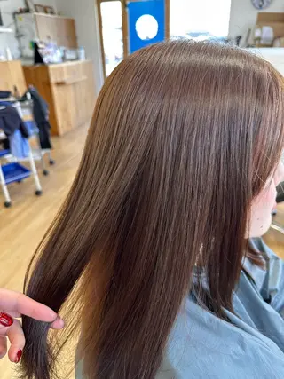 ロング カラー 立川 芽依のヘアスタイル