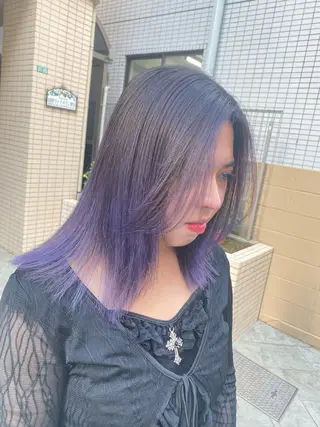 ミディアム カラー 奥井 将希のヘアスタイル