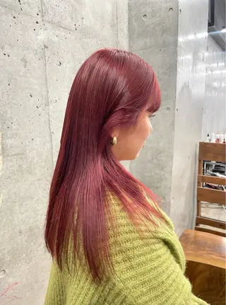 カラー ayaka/暖色 /ニュアンスボブのヘアスタイル