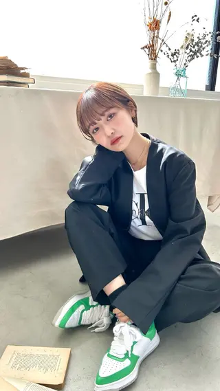 ショート カラー 一ノ瀬 暁のヘアスタイル