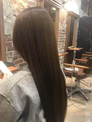 ロング カラー 藤木 雅俊のヘアスタイル