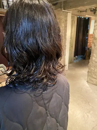 ミディアム パーマ お任せヘア☘️☘️ 及川渚のヘアスタイル