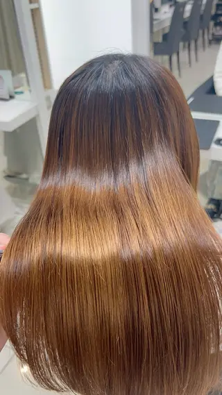 ロング パーマ 縮毛矯正指名No.1 艶カラー/SHIMAのヘアスタイル