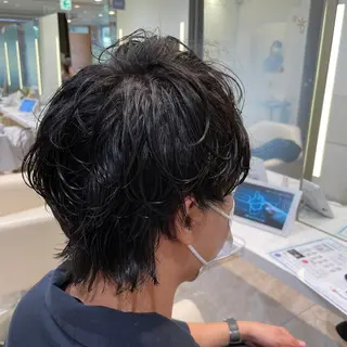 パーマ メンズ 波巻パーマ/毛流れ パーマ☘️りゅうせいのヘアスタイル