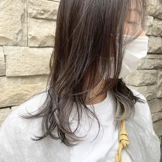 ミディアム カラー EMANON天神所属・Hitomi Ezakiのヘアスタイル