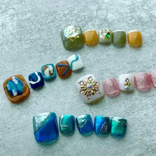 ネイル 阿部 ほのかのネイルデザイン