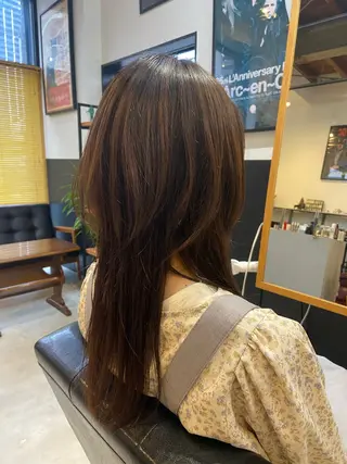 セミロング hair salon TOKUNAGA所属・💫縮毛矯正/ カット💫徳永あい子のヘアスタイル