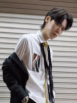 セミロング パーマ メンズ メンズ特化サロン💈 朝久 岳志のヘアスタイル