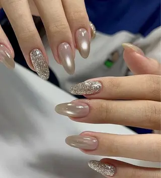 ネイル 🎀PG🩵 ネイルサロンのネイルデザイン