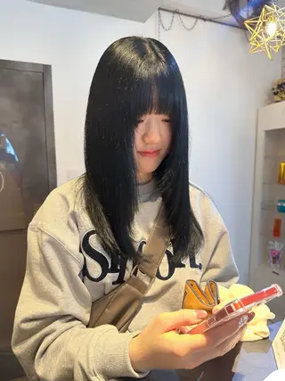 ロング 縮毛矯正／髪質改善 🌼mizukiのヘアスタイル