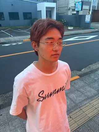 メンズ ️🩵RINKA/ ハイトーンカラー🩵のヘアスタイル