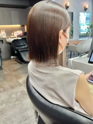 ショート 【ボブ、ミディアム、 髪質改善】浅川俊輝のヘアスタイル