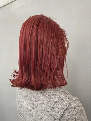 ミディアム miyu ハイトーン/レイヤーのヘアスタイル