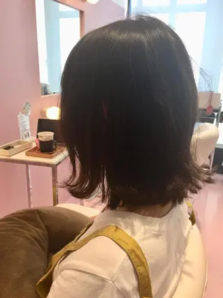 ミディアム 所渉/韓国レイヤー /ウルフカットのヘアスタイル