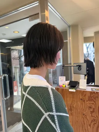ショート カラー 伶風/ボブ/ ハッシュカットのヘアスタイル