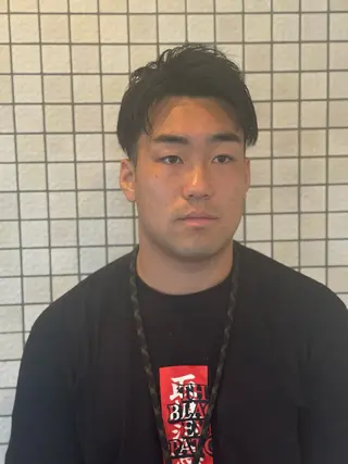 メンズ leo/ロング／ レイヤーカット⛈️のヘアスタイル