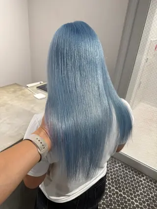 ロング カラー ハイトーン/ ブリーチ/あいかのヘアスタイル