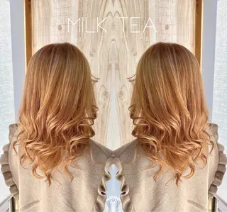 セミロング カラー 山崎 翼のヘアスタイル