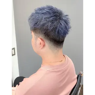 カラー メンズ キヨ メンズカット/パーマのヘアスタイル