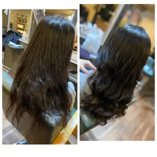 ロング ハイライト/インナー /ブリーチ/レイヤーのヘアスタイル