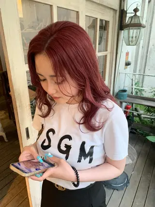 ミディアム カラー パーマ ヘアアレンジ メンズ キッズ ravens代表 🍀【ヒロム】🍀のヘアスタイル