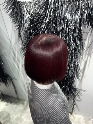 ミディアム カラー BURROW所属・sho 【ハイトーンカラー】のヘアスタイル