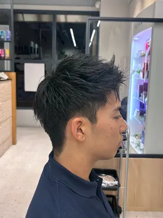 メンズ ショート ボブ/ 松田優心のヘアスタイル