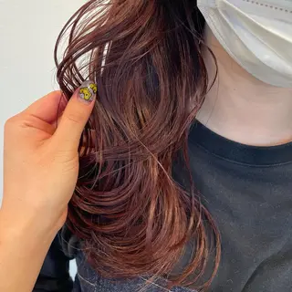 セミロング カラー tablier所属・北名古屋 /美容院カフェのヘアスタイル