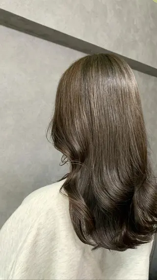 セミロング カラー chouette/ 根本優希のヘアスタイル