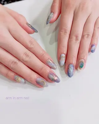 ネイル arm in arm ︎✿Yamamotoのマツエク・マツパデザイン