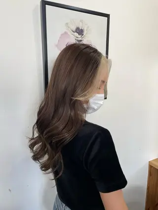 ロング カラー acero + hair&eyelash 幸手店【アチェロ】所属・ハイライトハイトーン 💖MOMOKAのヘアスタイル