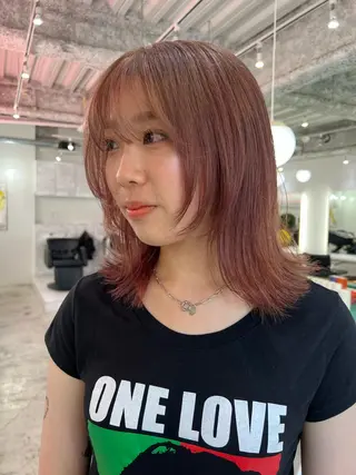 ロング 💥ウルフカット デザインあんな💥のヘアスタイル