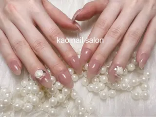 ネイル kao nail マグネット/長さだしのネイルデザイン