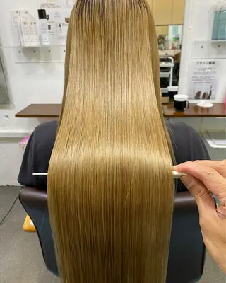 ロング 【髪質改善】に特化 オリーブオイルクラブのヘアスタイル