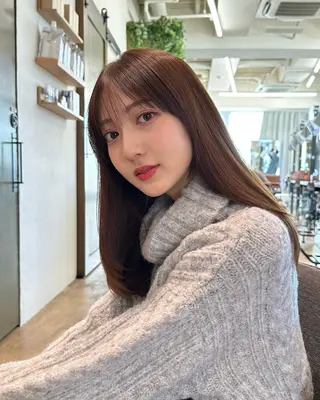 ロング カラー パーマ ヘアアレンジ ⭐️ショート/ボブ/ 艶カラー/りょうがのヘアスタイル