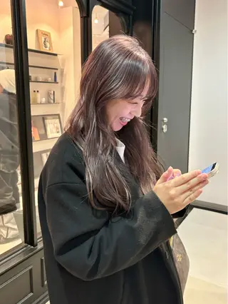 カラー rizu　/ ボブ /ブラウンカラーのヘアスタイル