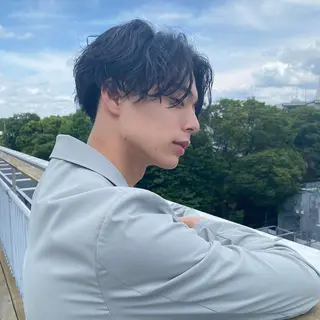 ショート カラー パーマ ヘアアレンジ メンズ キッズ ネイル マツエク・マツパ アイブロウ 仕上がり満足度No. 1🔥BLUCK🔥のヘアスタイル