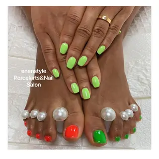 ミディアム ネイル 👑enen style👑のネイルデザイン