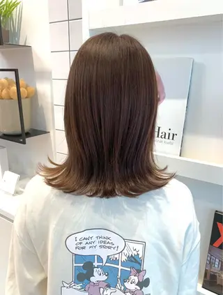 ミディアム みなもと ちはるのヘアスタイル